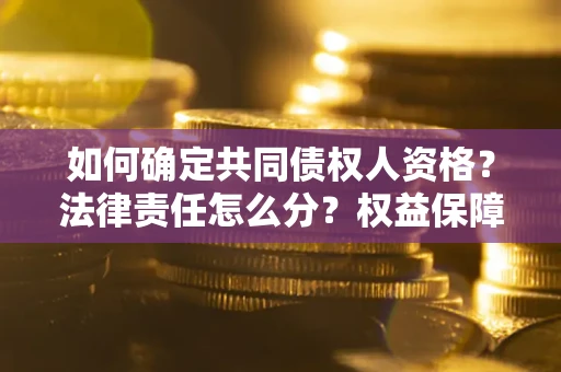 济南如何确定共同债权人资格？法律责任怎么分？权益保障技巧揭秘！