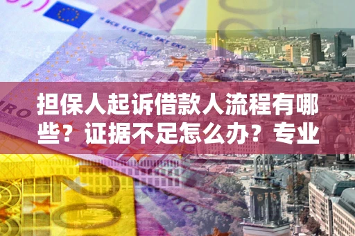 济南担保人起诉借款人流程有哪些？证据不足怎么办？专业律师解答