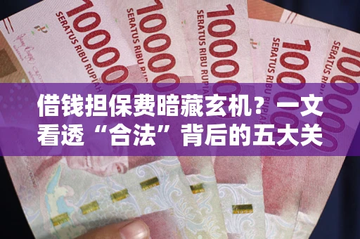 济南借钱担保费暗藏玄机？一文看透“合法”背后的五大关键陷阱