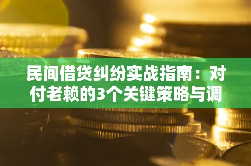 济南民间借贷纠纷实战指南：对付老赖的3个关键策略与调解盲区解析
