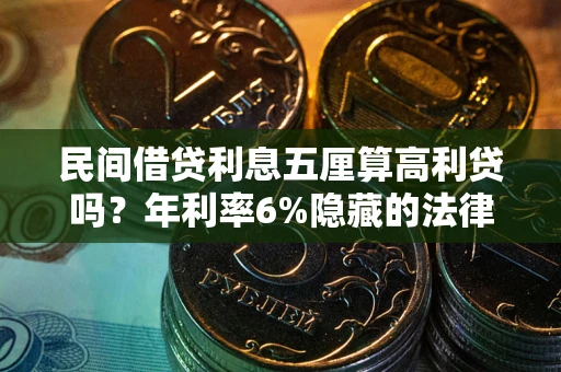 济南民间借贷利息五厘算高利贷吗？年利率6%隐藏的法律风险全解析