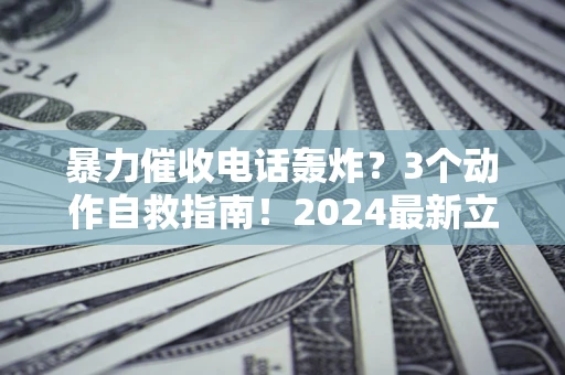 济南暴力催收电话轰炸？3个动作自救指南！2024最新立案标准全解析